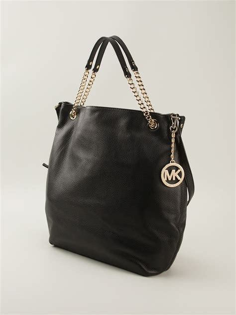 michael kors riley black small slouchy tote bag|Women's Black Totes .